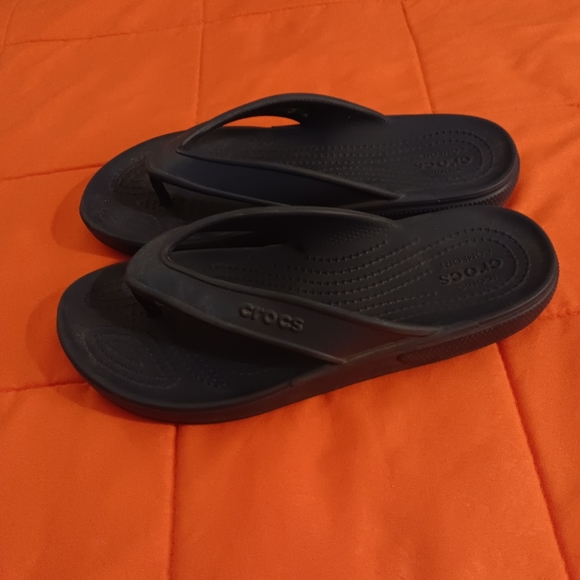 CROCS Shoes Crocs Sandals Mens 6 Classic Ii Flip Flop Navy Blue